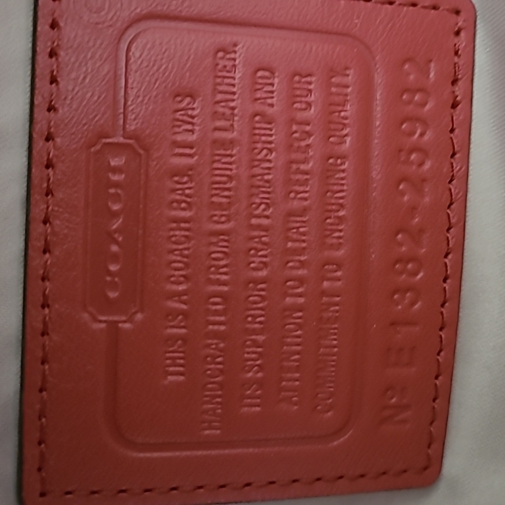 Authentic Coach Purse - Picture 5 of 5